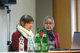 Zum DrehbuchCamp informierten Maria Wismeth (Hessische Filmförderung, rechts) und Ariane Meyer (Filmemacherin, links). Foto: hFMA
