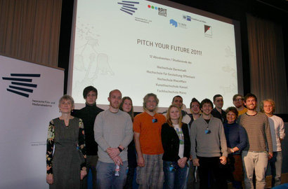 Gruppenbild der Pitching-Teilnehmer, Foto: Horst Martin