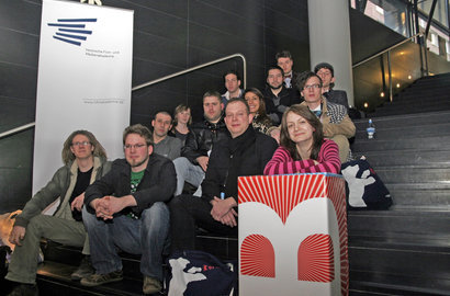 Die Filmemacher der HESSEN TALENTS 2011 auf der 61. Berlinale / Foto: Horst Martin
